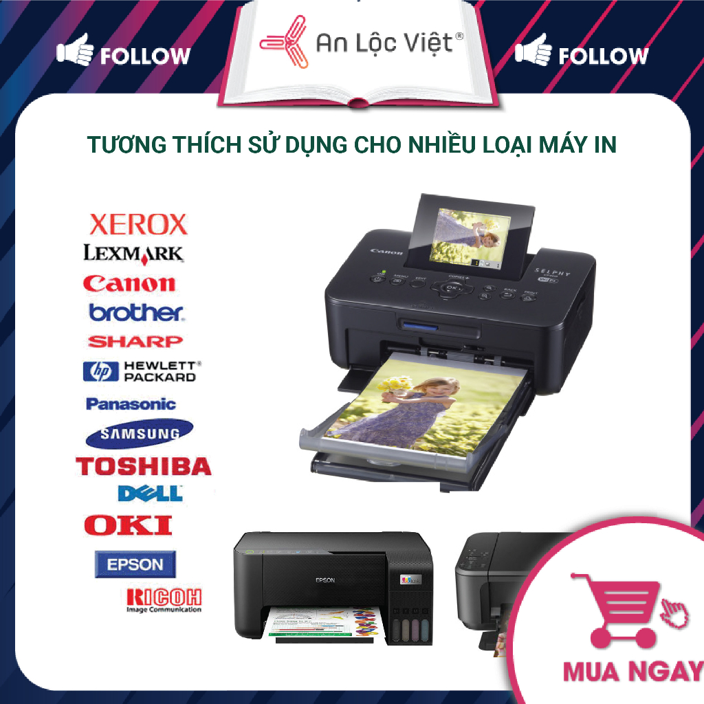 Xấp = 50 Tờ Giấy In Ảnh A4 - A3 1 Mặt Bóng ĐL 160gsm, 180gsm, 210gsm, 230gsm, 260gsm in màu đẹp