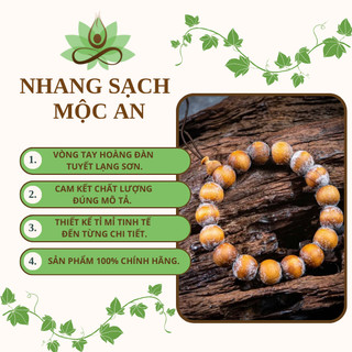 Chuỗi vòng tay hoàng đàn vòng tay gỗ hoàng đàn tuyết lạng sơn thơm ngọt