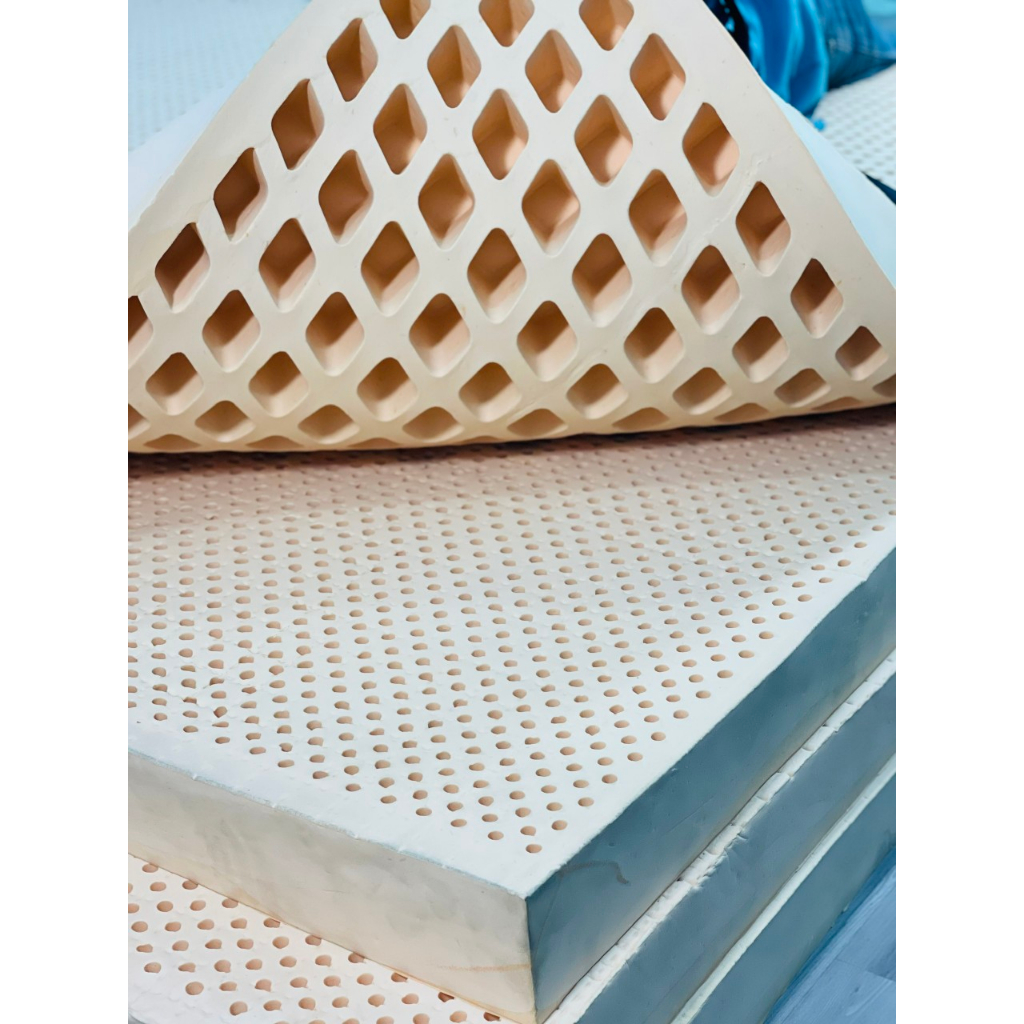 Nệm Cao Su Thiên Nhiên 100% quà tặng kèm 2 gối cao su thiên nhiên nhập khẩu cao cấp