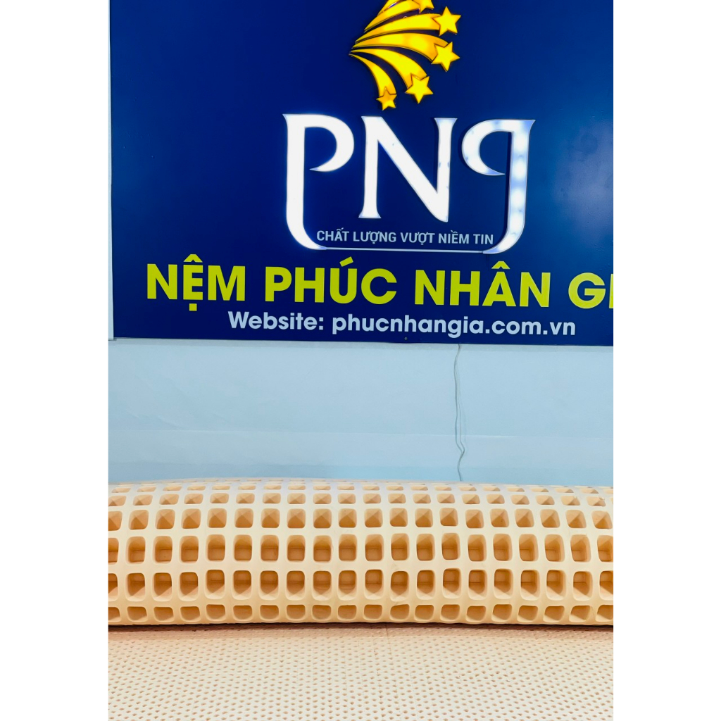 Nệm Cao Su Thiên Nhiên 100% quà tặng kèm 2 gối cao su thiên nhiên nhập khẩu cao cấp