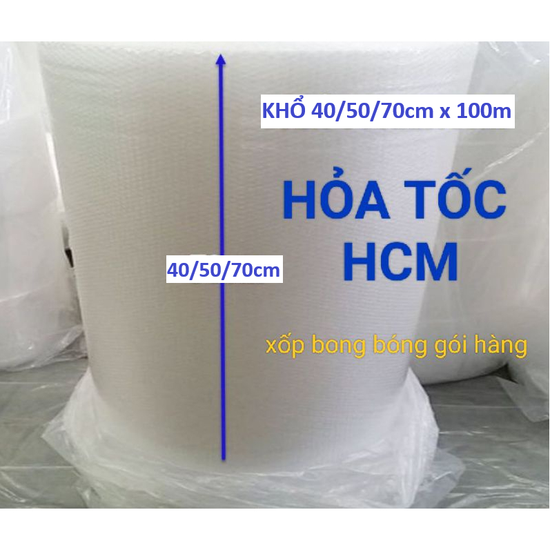 40/50/70cmx100m - Cuộn Bóng Khí - Xốp nổ - Gói hàng - Bọc hàng