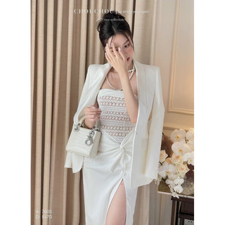 Set đầm + áo vest