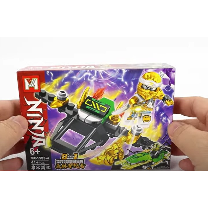Lắp Ráp Ninjago Minifigures Siêu Xe Địa Hình MG1588