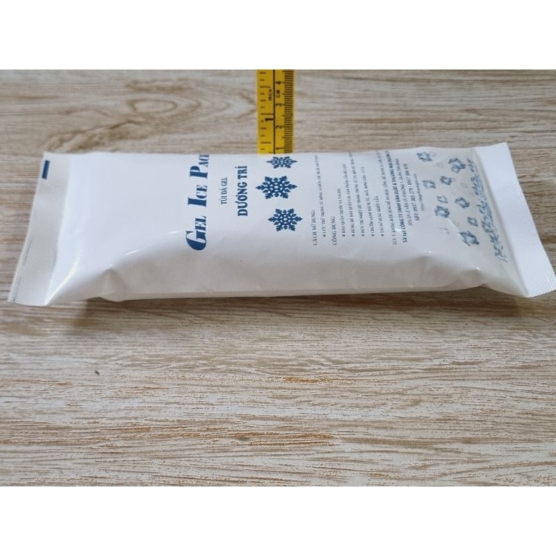 Đá Khô - Đá Gel 250g Giữ Lạnh, Giữ Mát rau,củ,quả,trái,cây,vaxcin,giảm sưng tấy khi bị va đập,.. kích thước 18 x 8 x 2cm