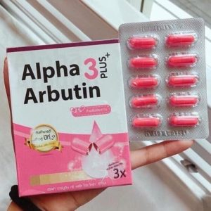 Viên Kích Trắng Alpha Arbutin 3 Plus Đêm, Ngày UV Giúp Da Trắng Mịn Hàng Thái Lan
