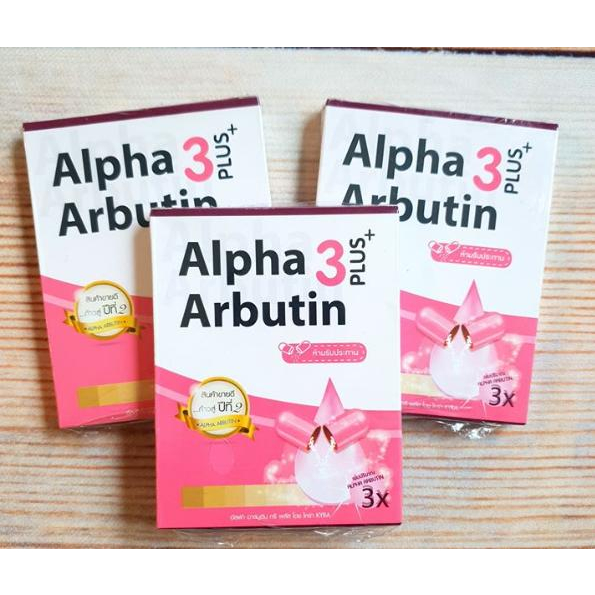 Viên Kích Trắng Alpha Arbutin 3 Plus Đêm, Ngày UV Giúp Da Trắng Mịn Hàng Thái Lan