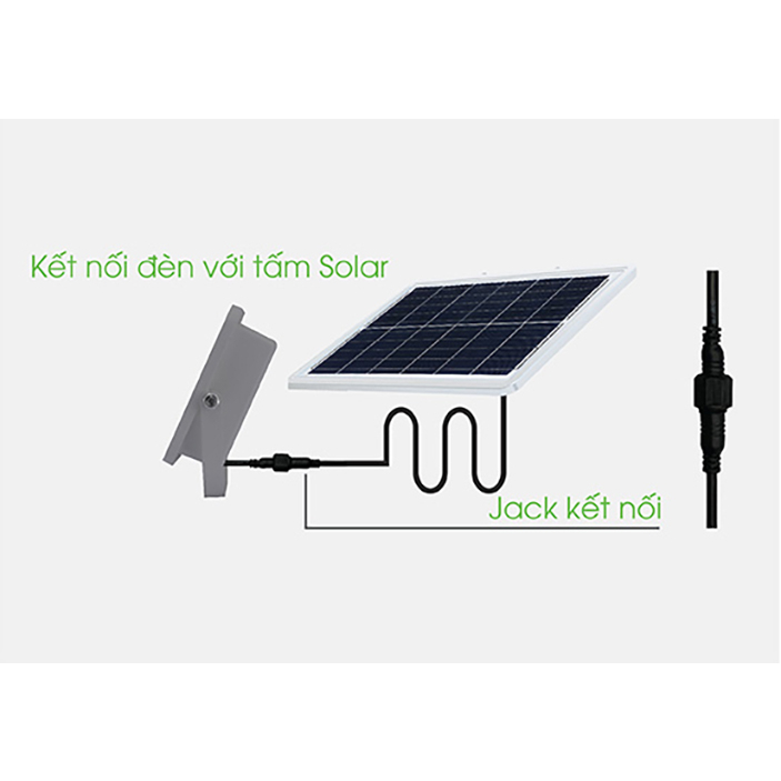 Đèn LED chiếu pha Năng Lượng Mặt Trời RẠNG ĐÔNG CP03.SL, đèn pha NLMT 300w, 200w, bảo hành 2 năm