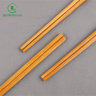 Đũa gỗ tre tây bắc TRE PHƯƠNG BẮC cao cấp, an toàn, tự nhiên, không hoá chất - (Hộp 10 đôi)