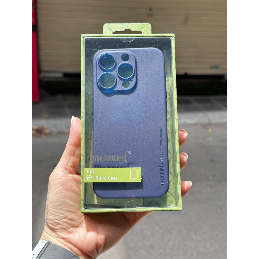 Ốp lưng MEMUMI siêu mỏng nhẹ cho iPhone 15 / 15 ProMax, 12 / 13 / 14 Pro / 14 ProMax Chống bám vân tay