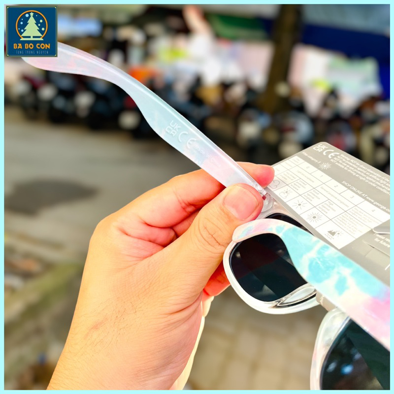 Kính râm trẻ em GEORGE size 3-5 tuổi gọng tuyệt đẹp, chống UV đeo cực đẹp, đầy đủ tem tag chuẩn Auth