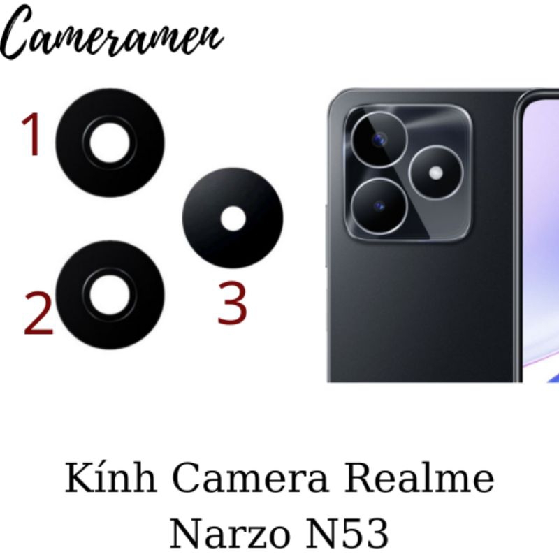 Kính Camera Realme Narzo N53 , NarzoN53