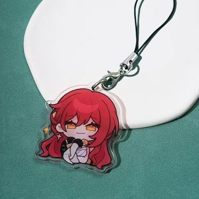 Móc dây treo điện thoại Honkai Star Rail ver CẢM XÚC in hình game anime chibi khóa mica acrylic quà tặng xinh xắn