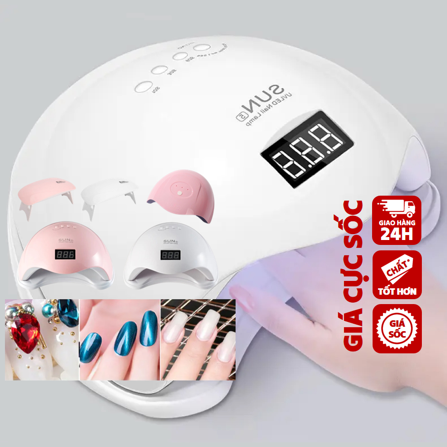 Máy hơ gel mini cao cấp 48W chính hãng