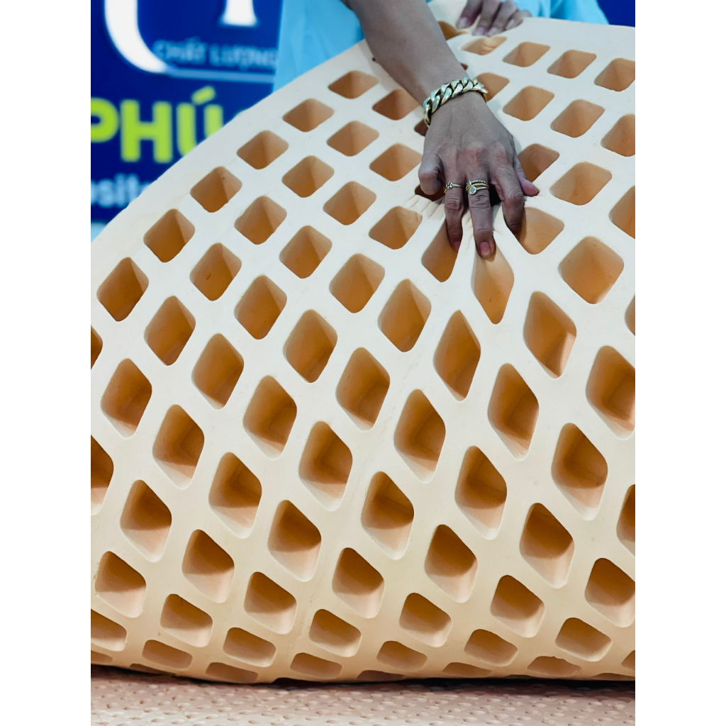 Nệm Cao Su Thiên Nhiên 100% quà tặng kèm 2 gối cao su thiên nhiên nhập khẩu cao cấp