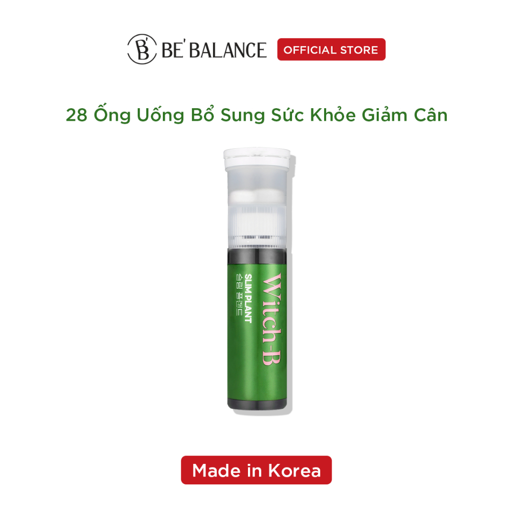 Ống Uống Bổ Sung Sức Khỏe Giảm Cân Witch-B Slim Plant (28 ống)