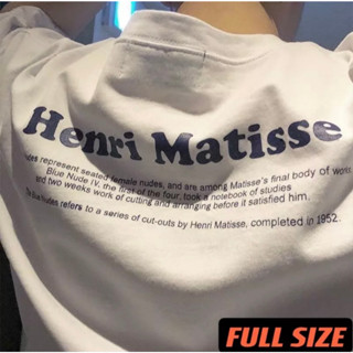 Áo thun phông nữ nam form rộng unisex tay lỡ KONOVA in chữ henri matisse chất liệu cotton khô loại 1