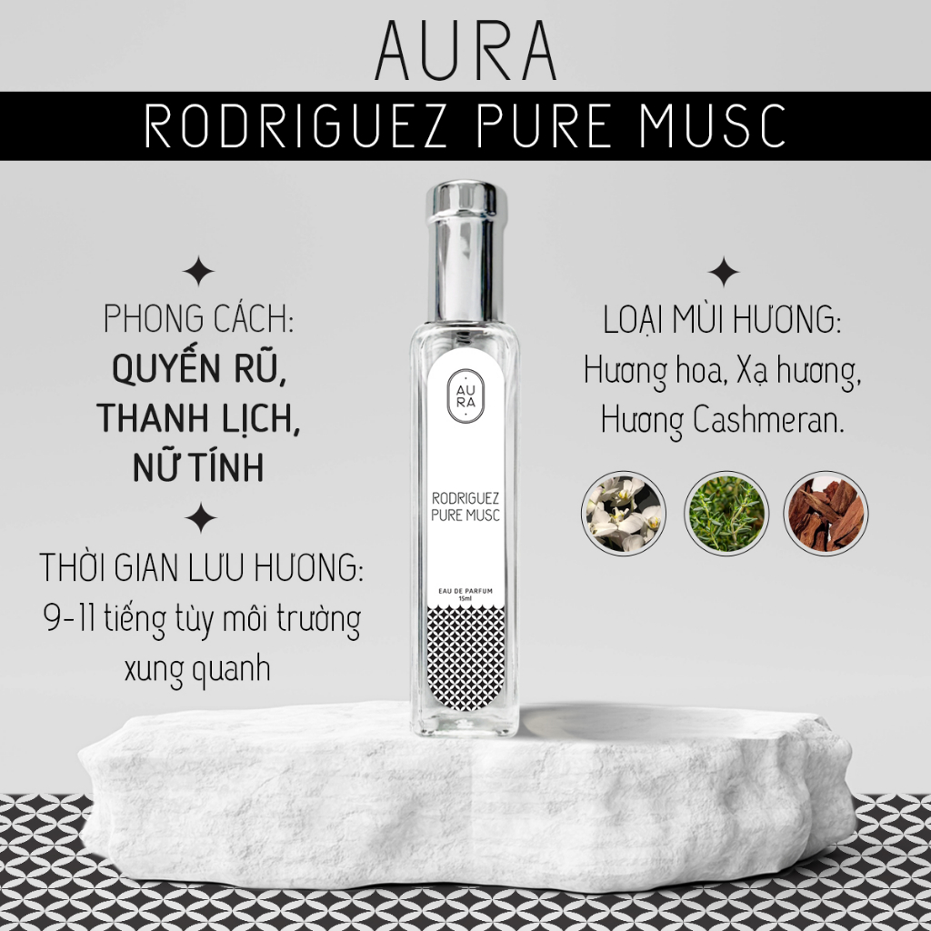 Nước hoa RODRIGUEZ PURE MUSC 15ml EDP