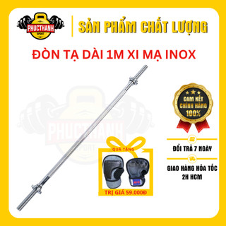 Đòn tập tạ đòn gắn tạ đòn tập squats đòn tập ngực đòn tập vai Reefit dài 1m inox nhập khẩu cấp