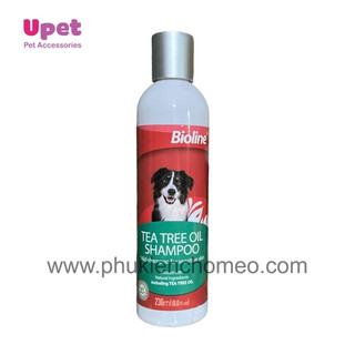 Sữa Tắm Cho Chó mèo tinh dầu tràm trà/cây neem - Thương hiệu Bioline 236ml