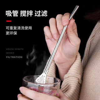 Ống hút kèm thìa set 5 cái