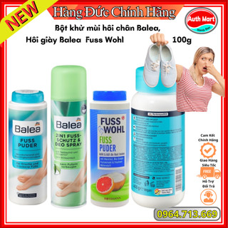 Bột khử mùi hôi chân Balea, hôi giày Balea – Fuss Wohl 100g