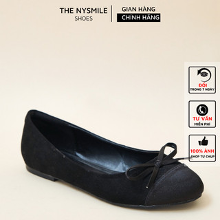 Giày búp bê đế bệt mũi tròn nơ - The NySmile - OVIDD