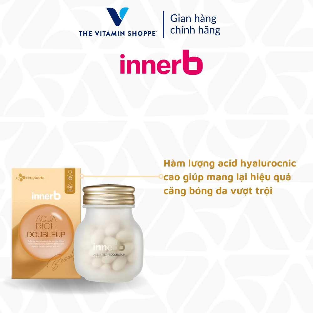 Viên uống cấp nước INNERB AQUA RICH DOUBLEUP 70 viên