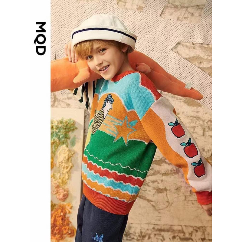 Áo len MQD bé trai bay giữa ngân hà