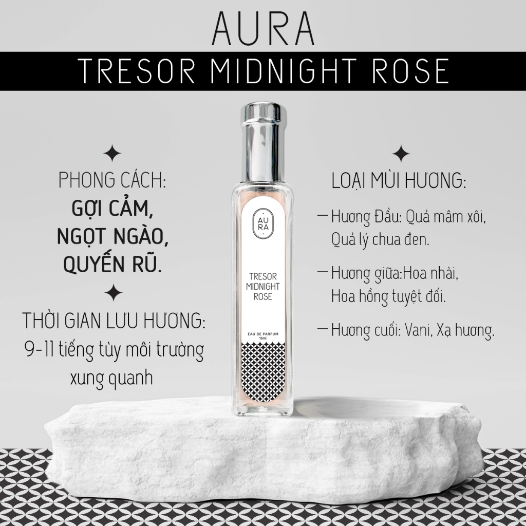 Nước hoa TRESOR MIDNIGHT ROSE 15ml EDP
