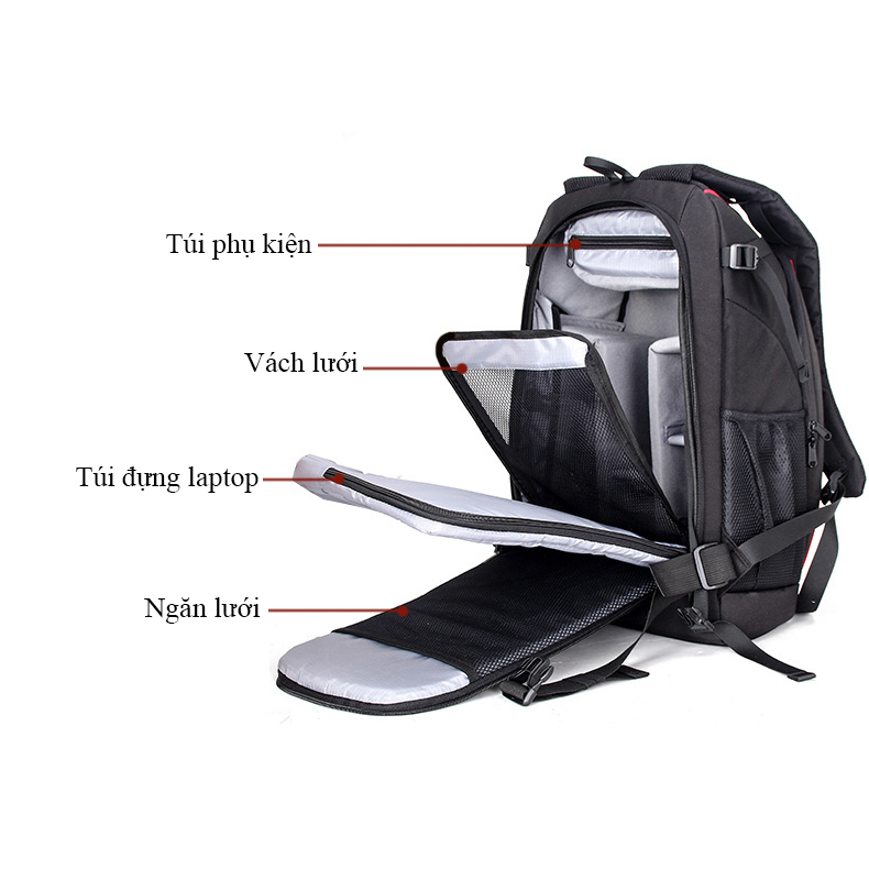 Balo Máy Ảnh Full photo Canon chống trộm