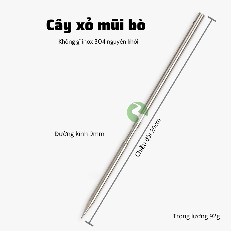 Cây xỏ mũi bò inox 304 Dương Ninh xỏ mũi bò gia xúc CX101