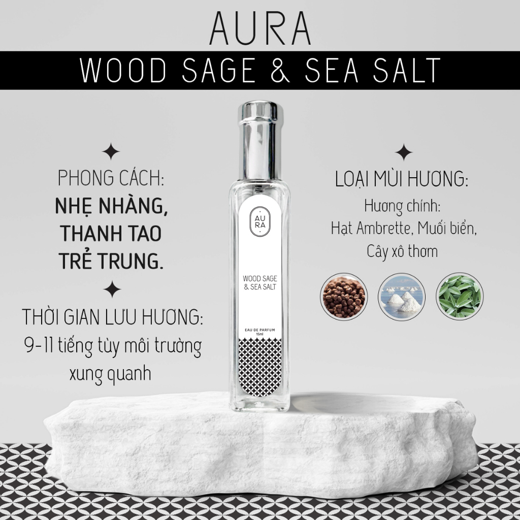 Nước hoa WOOD SAGE & SEA SALT 15ml EDP