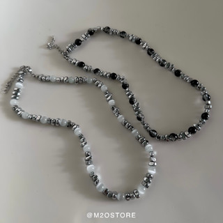 Dây Chuyền Volcano Hạt Ngọc Nhân Tạo Không Đen Ko Gỉ,Vòng Cổ Nam Nữ M20store Cá Tính Độc Lạ Dễ Phối