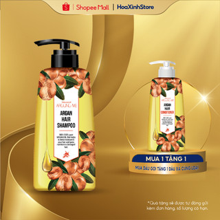Combo Dầu Gội Và Dầu Xả Phục Hồi Tóc Hư Tổn Around Me Argan Hair Shampoo 500ml/chai
