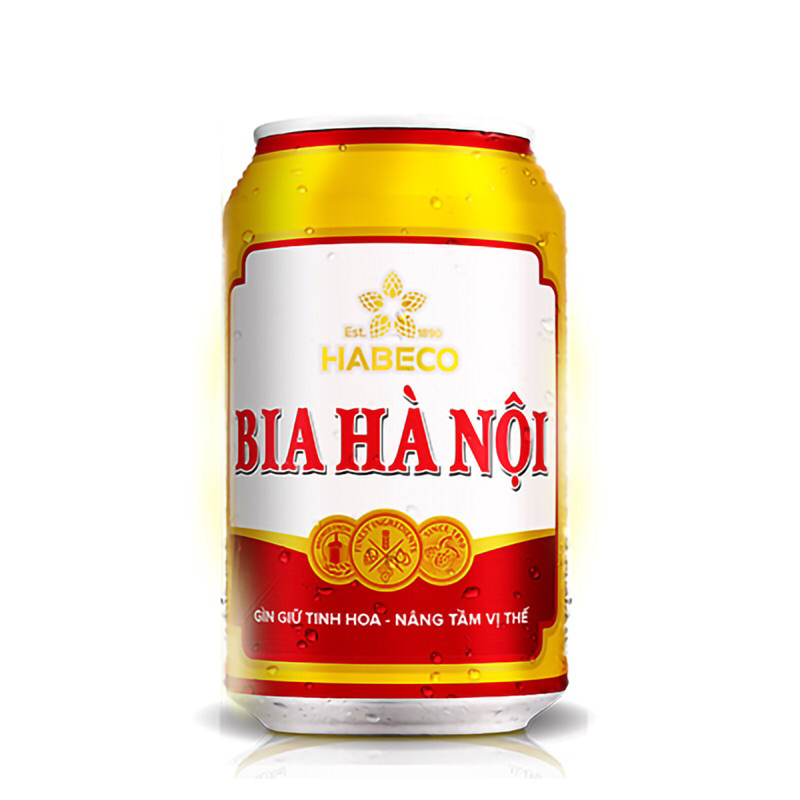 5 Bia lon hà nội 330ml