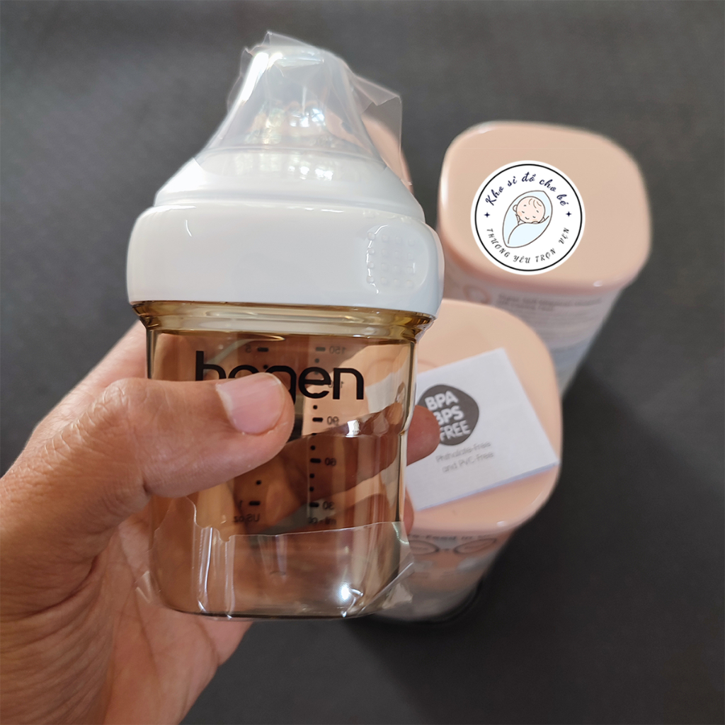 Bình sữa He.gen 150ml full hộp đầy đủ sách hướng dẫn