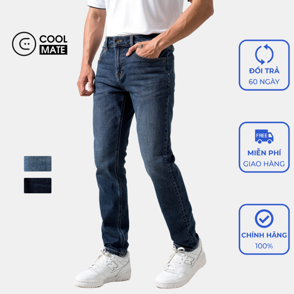 Coolmate x Copper Denim | Quần Jeans dáng Slim Fit - thương hiệu Coolmate