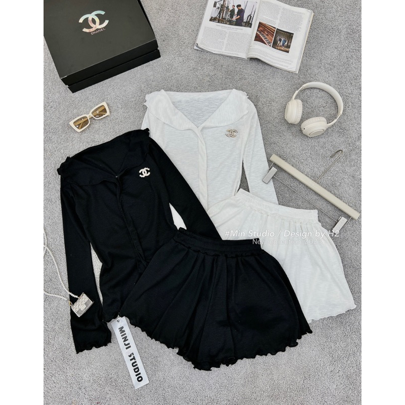 Set bộ tăm cuốn bèo siu xinh kèm tag Cha.Nel
