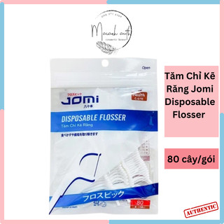 Tăm chỉ kẻ răng Jomi Disposable Flosser - 80 cây/gói