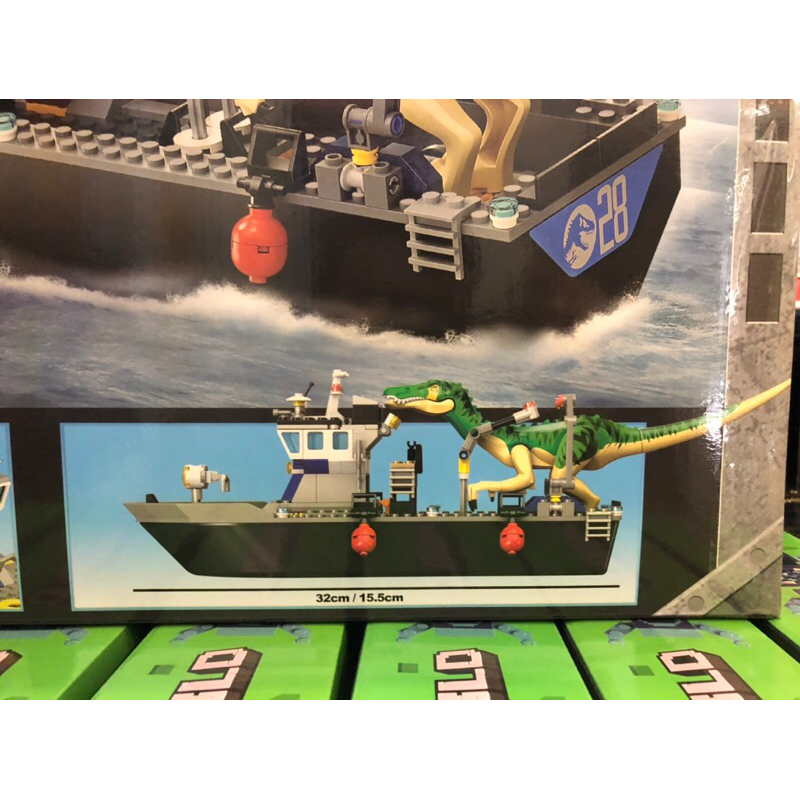 Đồ chơi lắp ráp 6100 60134 76942 Thuyền Bắt Khủng long Baryonyx Jurassic World - Xếp hình thông minh