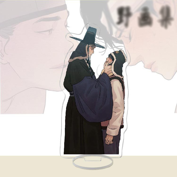 Mô hình standee Dạ ký bl tượng acrylic anime mica chibi trang trí trưng bày góc làm việc