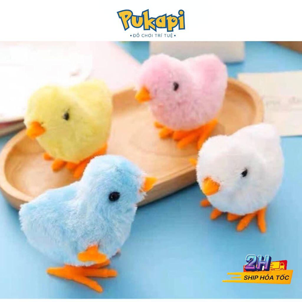 Combo 2 Và 4 Con Gà Chạy Dây Cót Đồ Chơi Gà Vặn Cót Cho Bé PUKAPI
