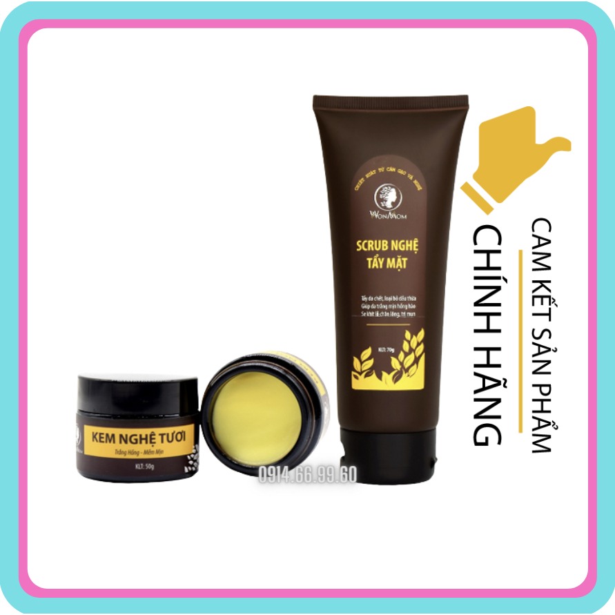 Bộ dưỡng trắng da mặt Wonmom