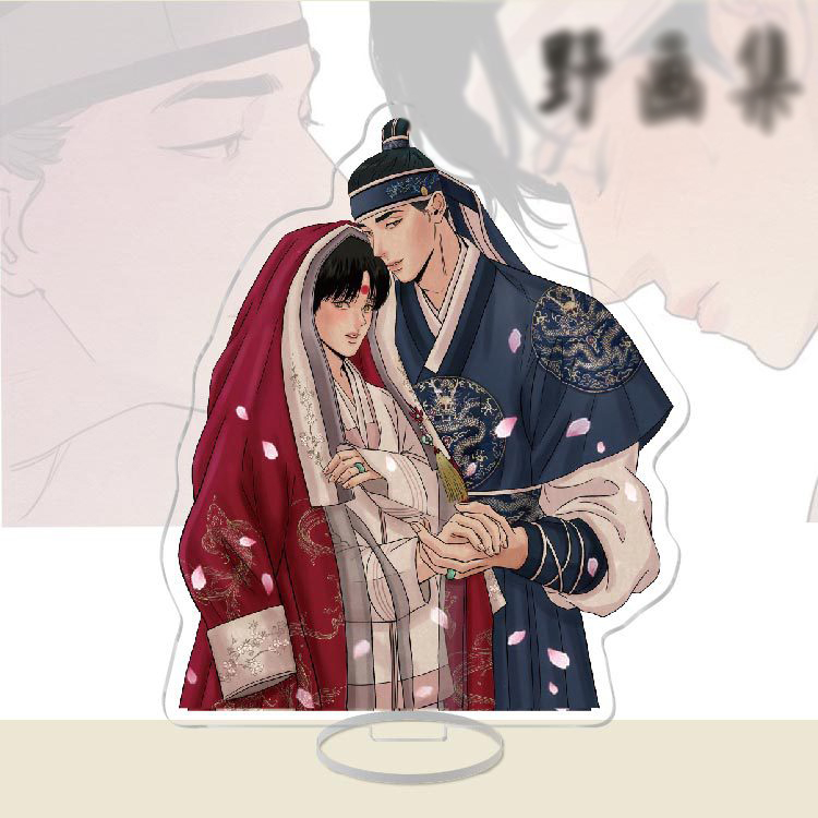 Mô hình standee Dạ ký bl tượng acrylic anime mica chibi trang trí trưng bày góc làm việc