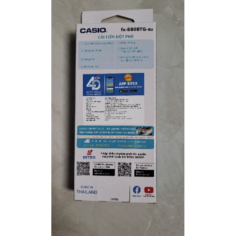 Máy tính Casio FX 880BTG chính hãng
