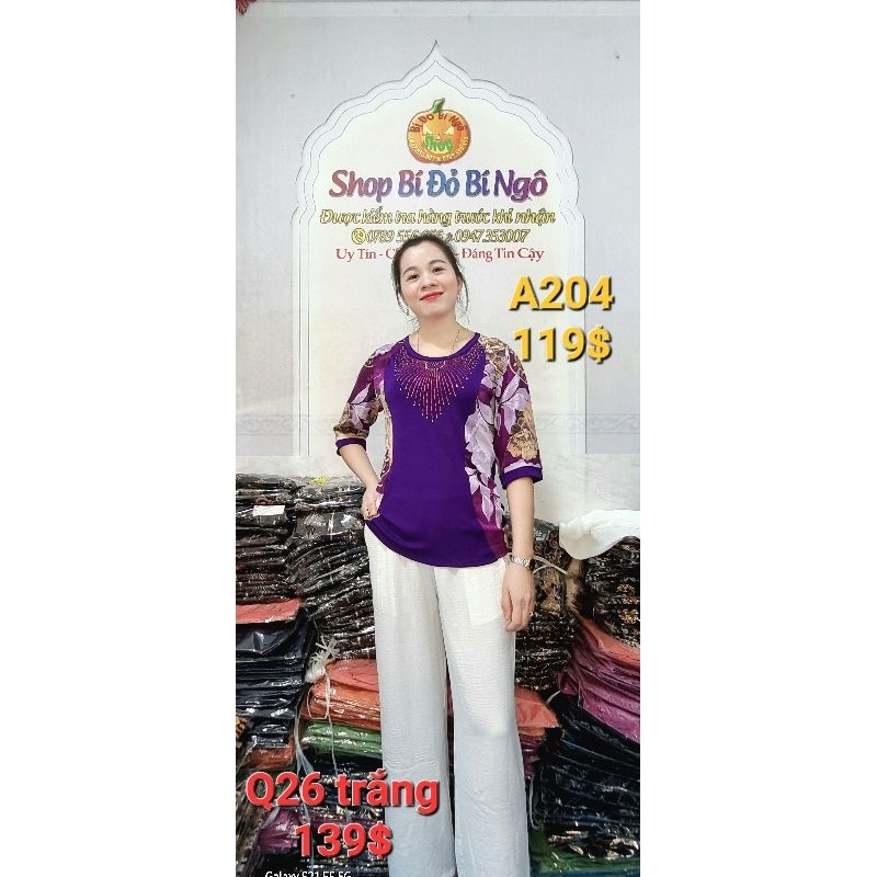 ÁO THIẾT KẾ PHỔI SOLEN, MANGO THANH LỊCH TRUNG NIÊN