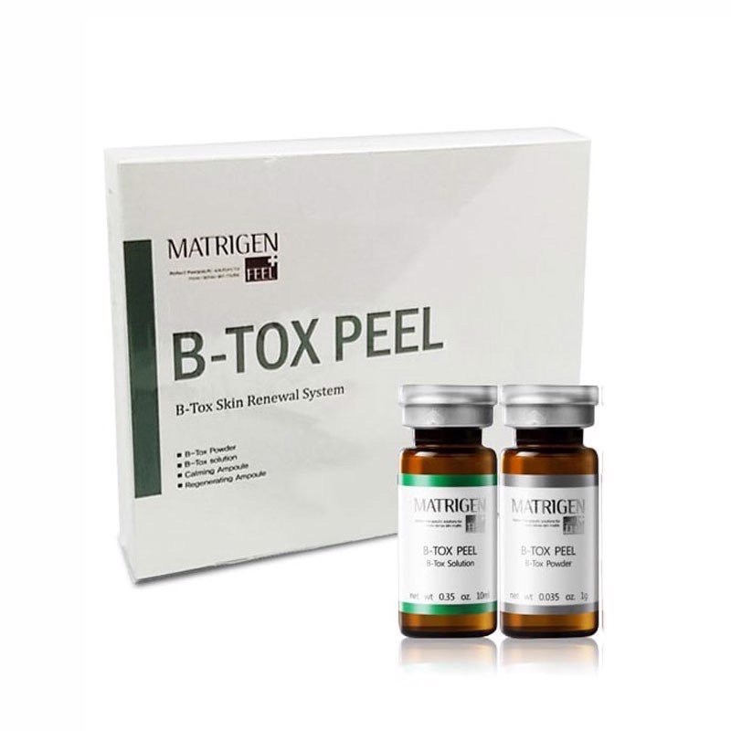 Hộp vi kim tảo biển B-TOX PEEL skin kèm lọ tế bào gốc Hàn Quốc( B-tox 4 màu)