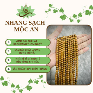Chuỗi tràng hạt 108 bách xanh vòng cổ vòng tay nam nữ gỗ bách xanh may mắn bình an