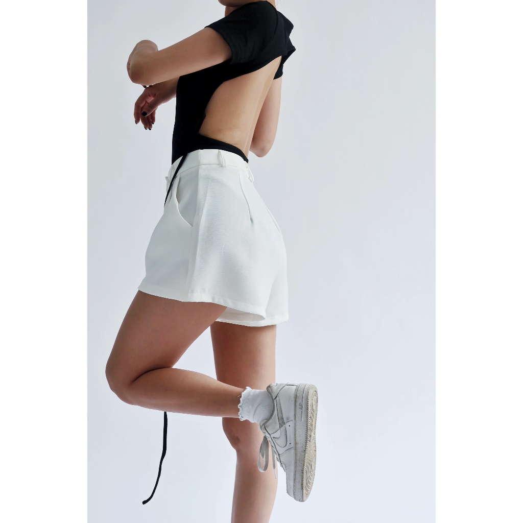 Blair Bodysuit | Áo thun hở lưng cột dây dáng bodysuit- The U label