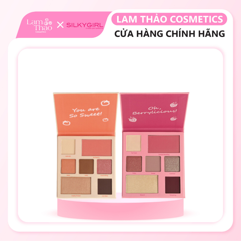 Bảng Phấn Mắt & Mặt Silkygirl Eye & Face Palette 12,6g